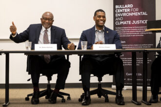 Dr. Robert Bullard speaks at a roundtable event with EPA Administrator Michael Regan at Texas Southern University on Thursday, Nov. 18, 2021. Photo Courtesy of The Texas Tribune