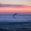 A coal-burning energy plant, as seen through cloud cover near Bismarck, North Dakota. Credit: Andrew Burton/Getty Images.